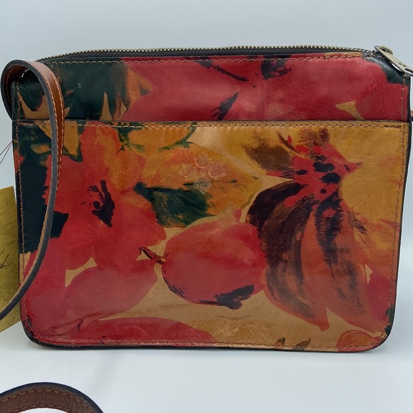 NWT Patricia Nash Spring Multi Perforated Vallata Crossbody Purse - Picture 2 of 9